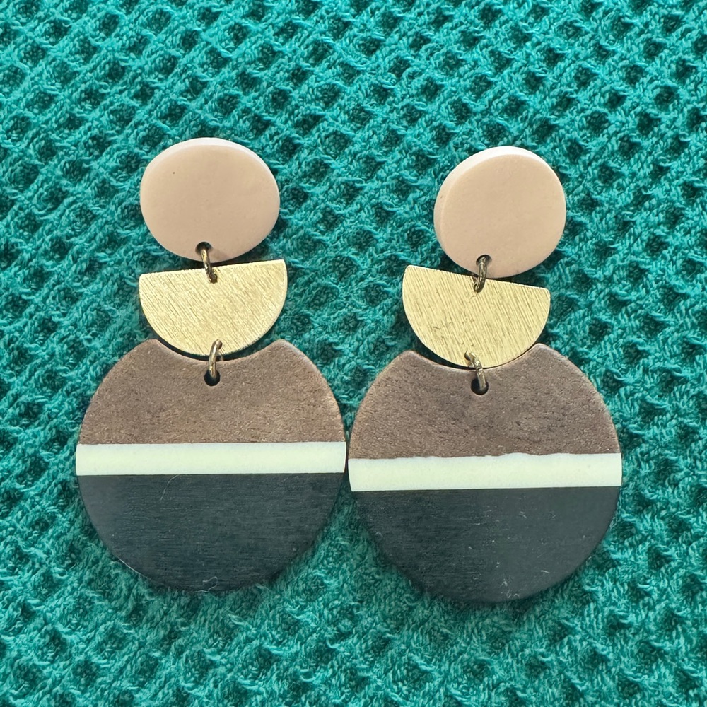Custom made dangle earrings